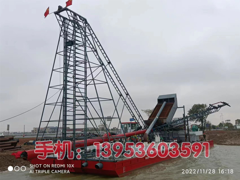 钻探式抽沙船