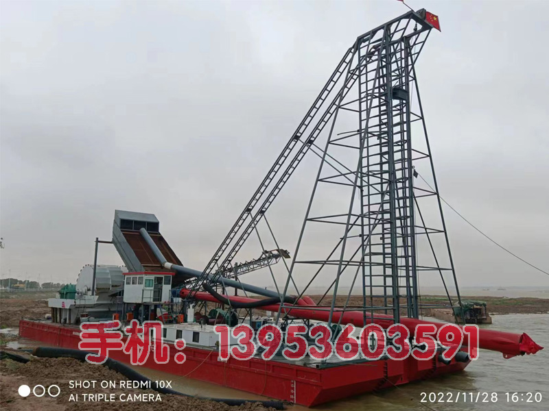 钻探式抽沙船